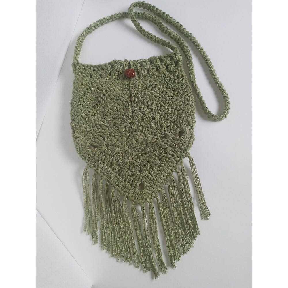 Boho Crochet Festival Bag